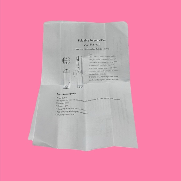 Mini Portable Handheld Foldable Fan - Picture 7 of 7